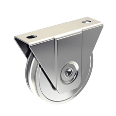 Galet support externe gorge V D.100mm 200kg