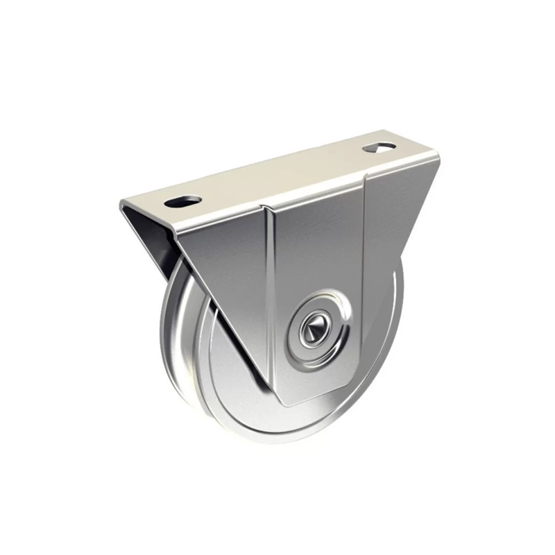 Galet support externe gorge V D.100mm 200kg