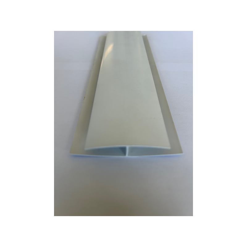 Profilé jonction droit pvc blanc 5.8m