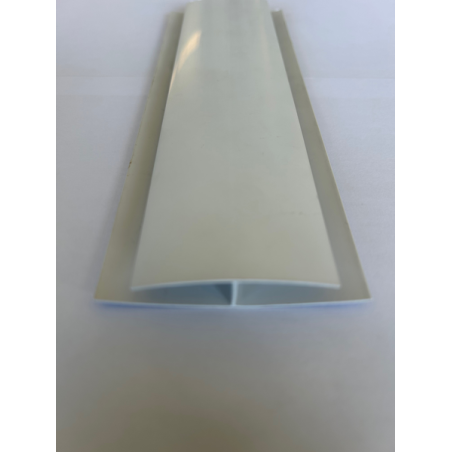 Profilé jonction droit pvc blanc 5.8m