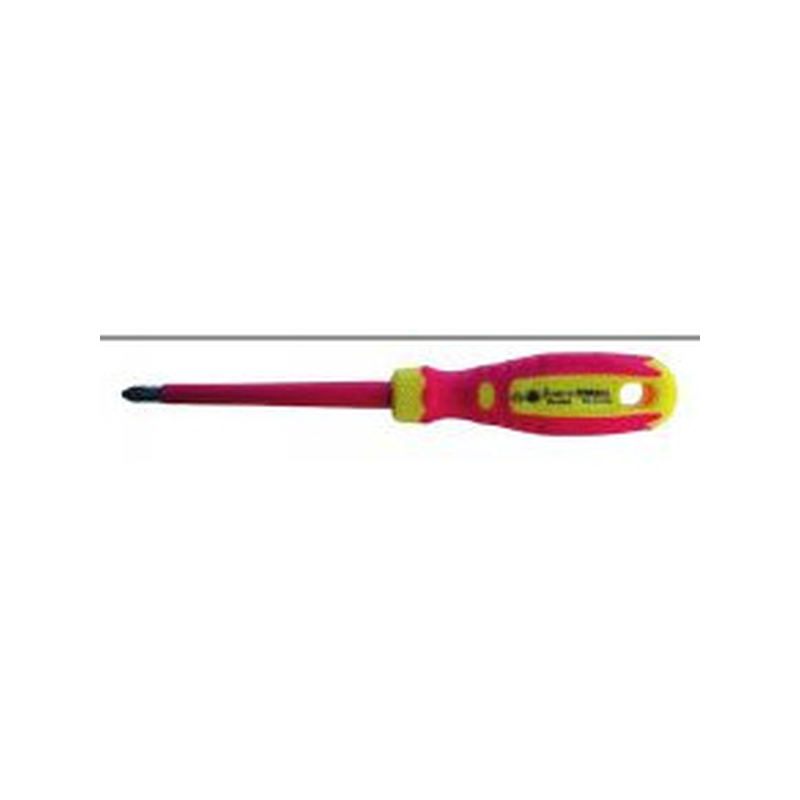 Tournevis cruciforme pozidriv pz2 isolé 1000volts 100mm
