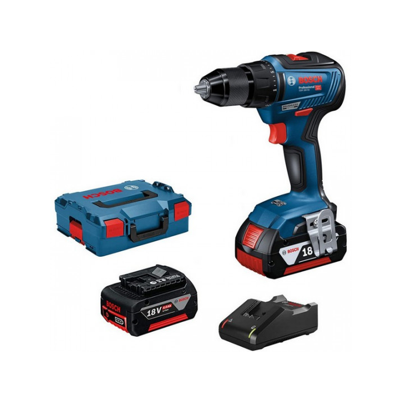 Perceuse visseuse 18v 4ah Bosch GSR 18V-55 + 2 batteries + 1 chargeur