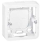 Cadre support saillie 2 modules et supports Mosaic blanc