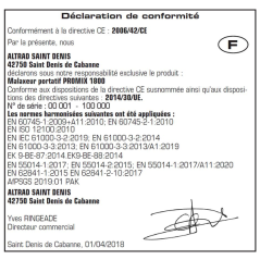 Mélangeur électrique 1800w Promix