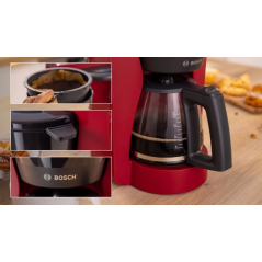 Cafetière 15 tasses TKA2M114 rouge
