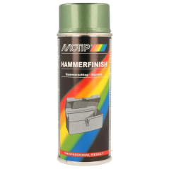 Aérosol peinture 400ml martelée vert