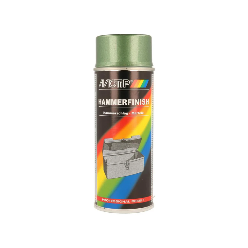 Aérosol peinture 400ml martelée vert