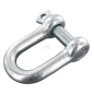 Manille droite acier c15 D.10mm 320kg
