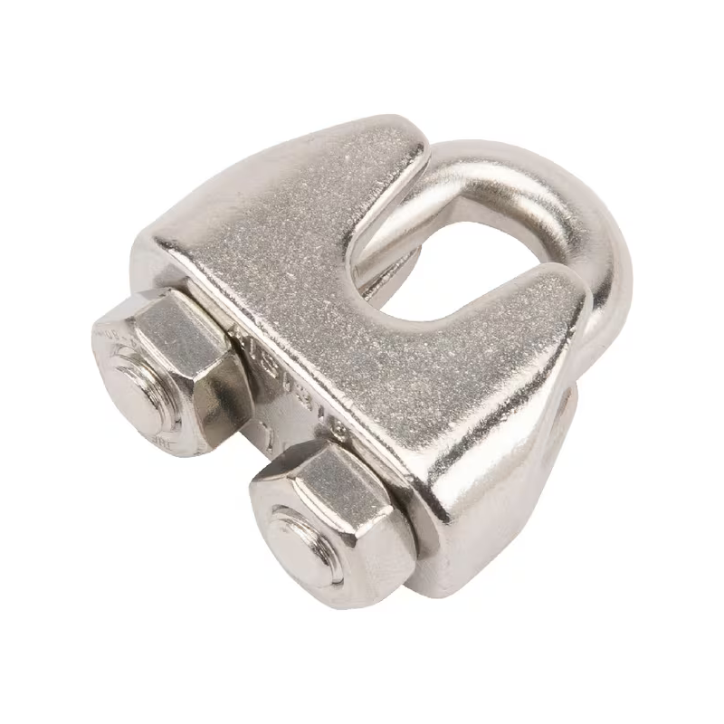Serre câble type étrier inox D.10mm x1