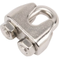 Serre câble type étrier inox D.10mm x1