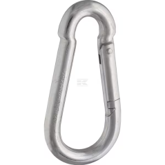 Mousqueton acier zingué D.10mm L.100mm X4