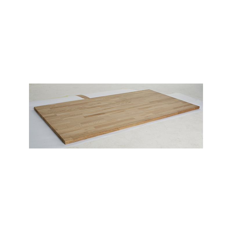 Plateau lamellé chêne massif 22x800x1600mm