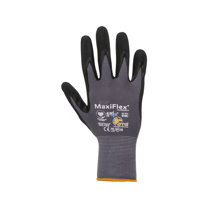 Gants de travail nylon / spandex T11 (xxl) gris