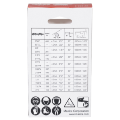 Chaîne pour tronçonneuse 15cm 3/8 1.1mm 32e Makita