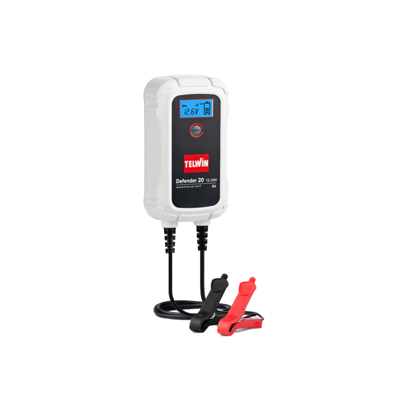 Chargeur de batterie defender 20 12/24v 8/4a Telwin