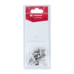Serre câble type étrier acier zingué D.8mm x2 Kramp