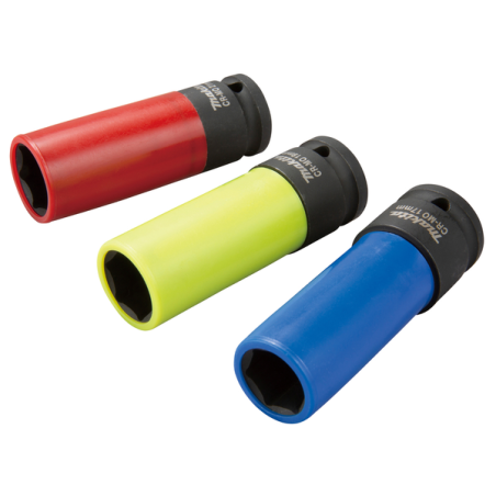 Jeu de 3 Douilles 6 pans 1/2" 17-19-21mm L.86mm Makita