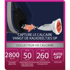 Fer à repasser 2800w ultragliss plus 2800w FV6846C0 Calor