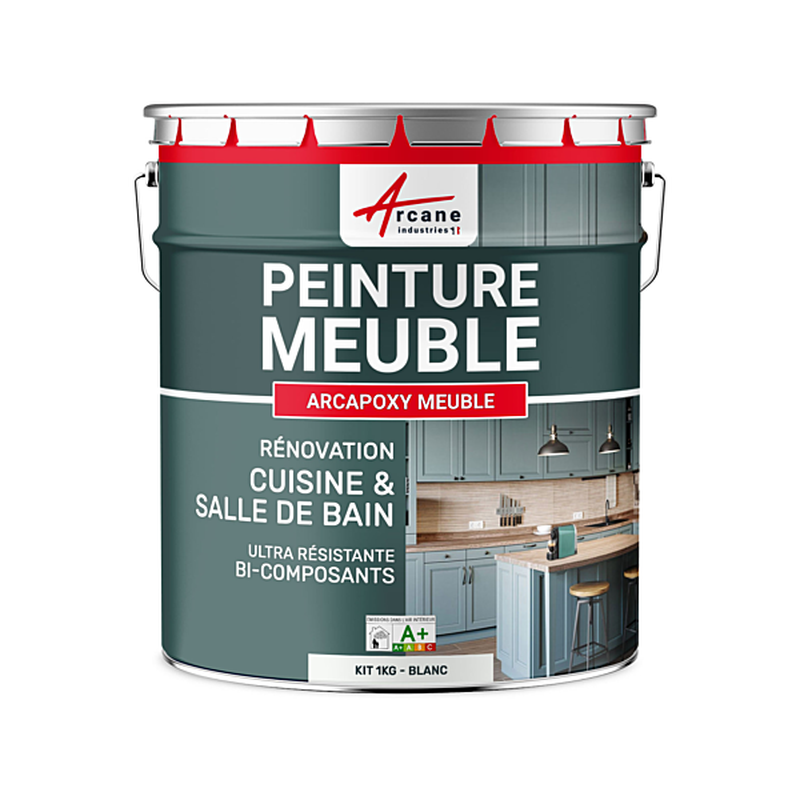 Arcane Meuble / Cuisine / Salle de bain 1kg mat soyeux blanc