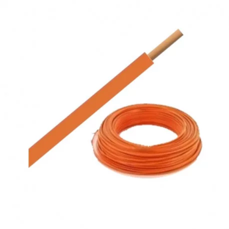 Câble H07V-U 2.5mm² orange 100M