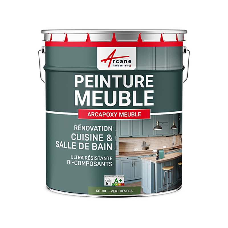 Arcane Meuble / Cuisine / Salle de bain 1kg mat soyeux vert réséda