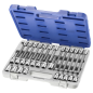 Jeu 30 douilles 6 pans 1/2" 5 à 19mm L.55mm / 100mm / 140mm / 200mm