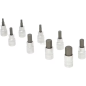 Jeu de 9 douilles 6 pans 1/2" 5 - 6 - 7 - 8 - 10 - 12 - 14 - 17 - 19mm
