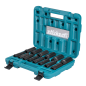 Jeu de 14 Douilles 6 pans 1/2" 10-11-12-13-14-16-17-19-21-22-24-27-30-32mm L.81.5mm