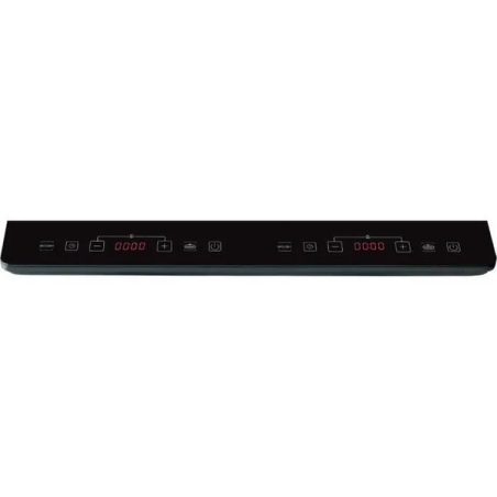 Table de cuisson induction encastrable 2 feux 60x38x4.5cm 3400w noir - Brandt TI2SLIM1