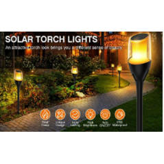 Lampe LED solaire D.79CM H.65CM 100lm