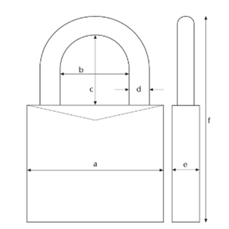 Cadenas laiton Aqua Safe 50