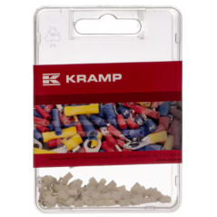 Cosse de câbles isolée 0.5mm² minimum x100