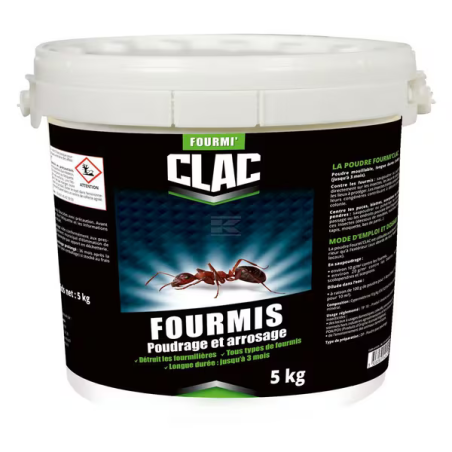 Poudre anti fourmis 5kg Clac