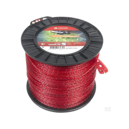 Fil débroussailleuse nylon torsadé D.2.4mm 437m