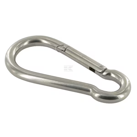 Mousqueton inox A4 D.6mm L.60mm