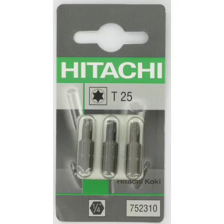 Embout vissage torx 25 L.25mm x3