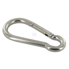 Mousqueton inox A4 D.10mm L.100mm