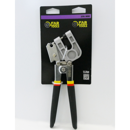 Pince poucante pour rails & profilés métallique pour plaques de plâtre / tôle 270mm