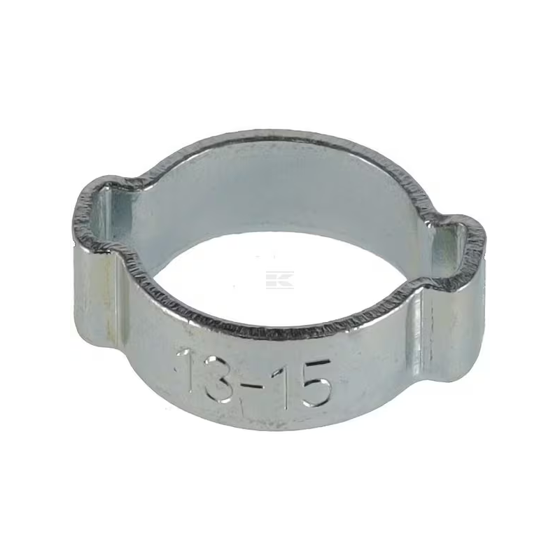 Collier de serrage double acier D.13-15mm x2