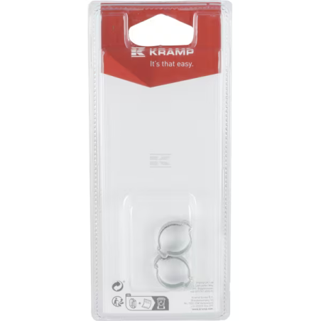 Collier de serrage double acier D.13-15mm x2