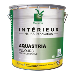 Aquastria velours 2.5L blanc