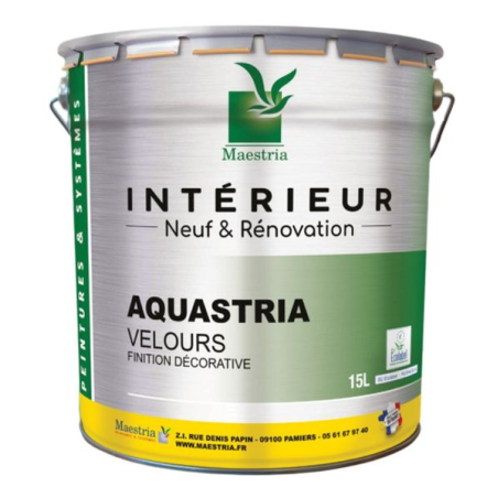Aquastria velours 2.5L blanc
