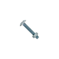 Boulon poêlier tête ronde acier zingué 4x20mm x20