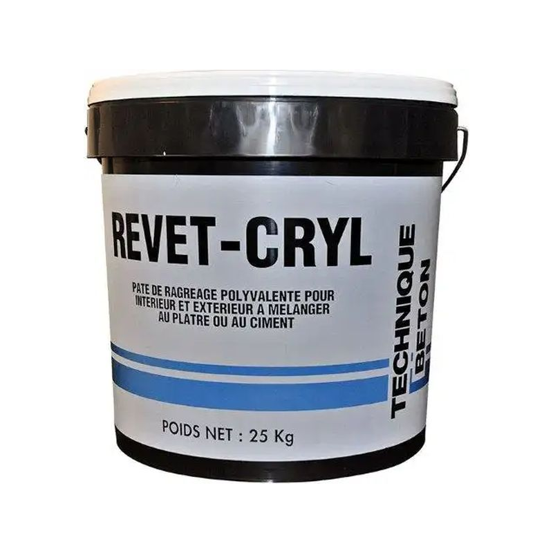 Enduit de ragréage Revet cryl fin 25Kg Enduit de ragréage Revet cryl fin 25Kg
