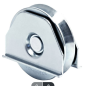 Galet platine externe gorge V D.80mm 180kg