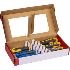 Jeu de 6 tournevis fente + pz Kramp