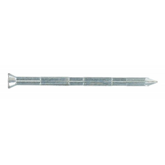 Pointe béton striée acier zingué 3.4x70mm 50g