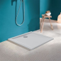 Receveur de douche à poser ou encastrer céramique Kyreo 90x90cm Blanc Receveur de douche à poser ou encastrer céramique Kyreo 90x90cm Blanc