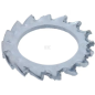 Rondelle frein éventail dentelée acier zingué M12 D.20mm x100
