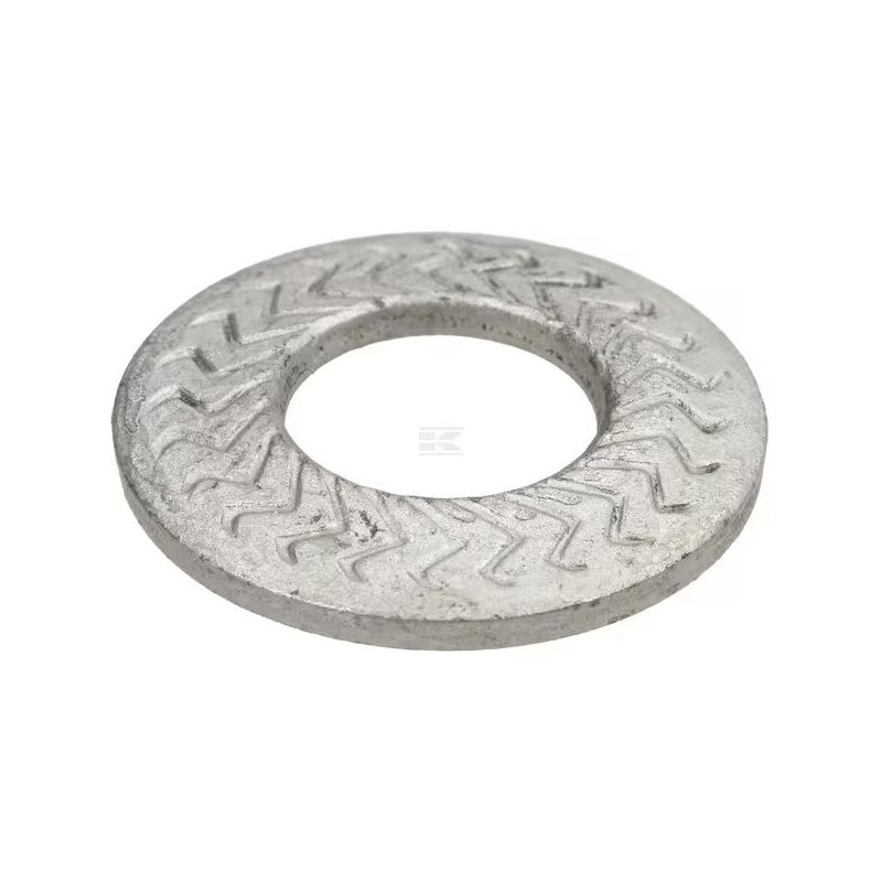 Rondelle frein plate acier zingué M10 22mm x100